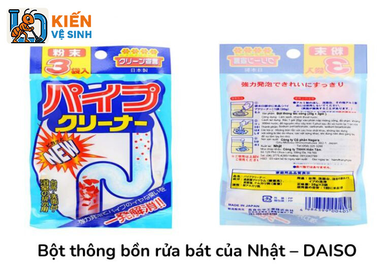 Bột thông bồn rửa chén DAISO - Nhật