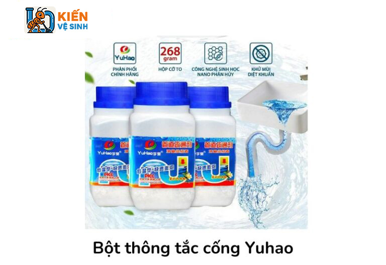 Bột thông tắc cống Yuhao