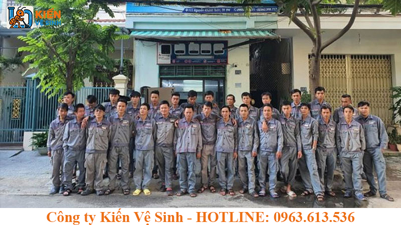 Đội ngũ nhân viên thợ hút bể phốt của Kiến Vệ Sinh
