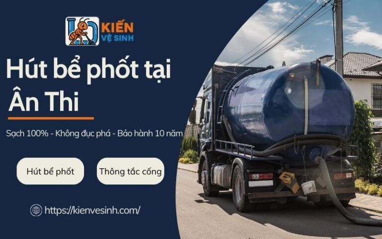 Hút bể phốt tại Ân Thi