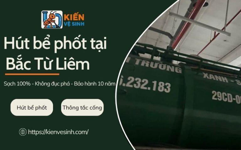 Hút bể phốt tại Bắc Từ Liêm