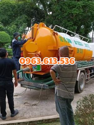 hút bể phốt đội cấn