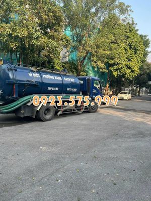 Xe bồn hút bể phốt trọn gói thể tích lớn