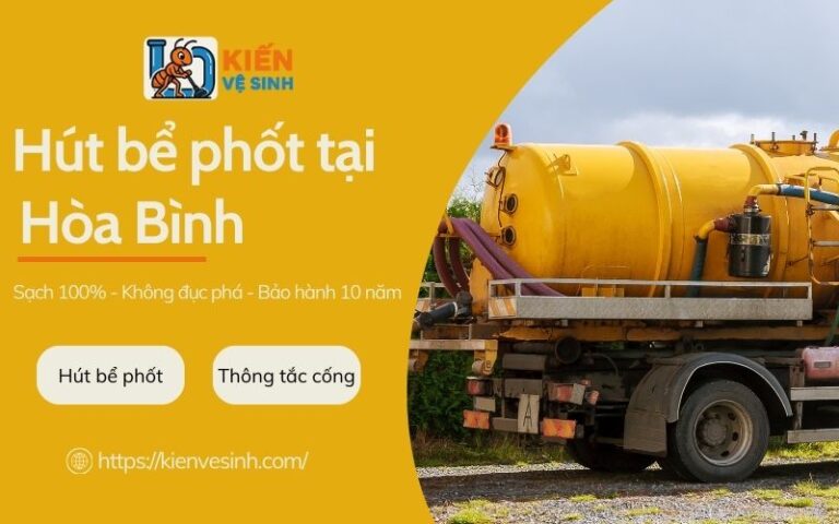 Hút bể phốt tại Hòa Bình