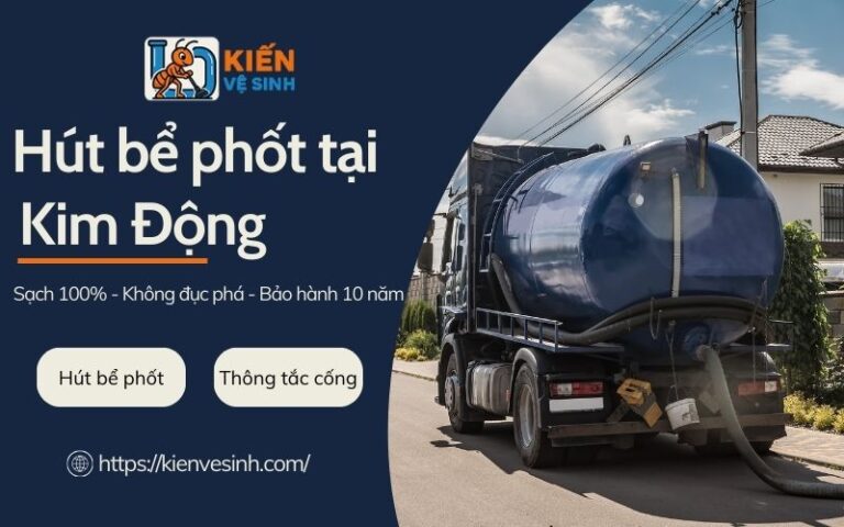 Hút bể phốt tại Kim Động