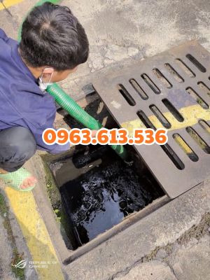 xử lý cống thoát nước tại ngọc hồi