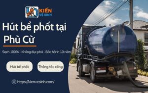Hút bể phốt tại Phù Cừ