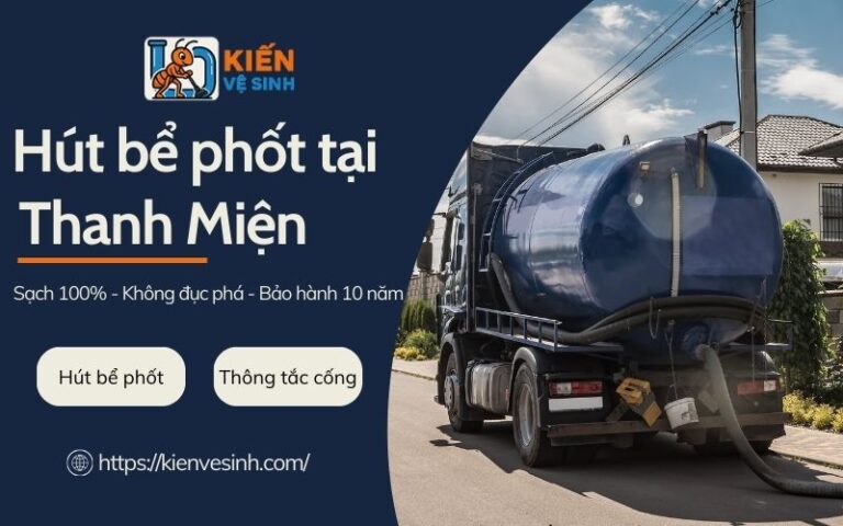 Hút bể phốt tại Thanh Miện giá rẻ, hút sạch triệt để, bảo hành 10 năm 5 Hút bể phốt tại Thanh Miện