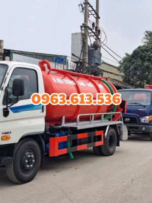 xe hút bể phốt công nghệ cao tại văn quán
