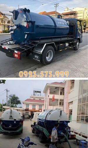 Kiến Vệ Sinh trang bị xe bồn hút chất thải hiện đại