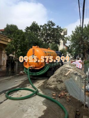 Quy trình hút hầm cầu hiện đại, sạch sẽ, không đục phá công trình