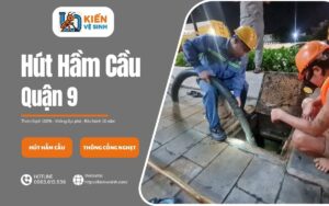 dịch vụ hút hầm cầu quận 9 tại kiến vệ sinh