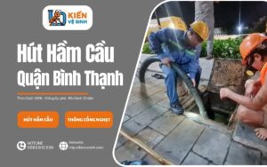 dịch vụ hút hầm cầu quận bình thạnh của kiến vệ sinh