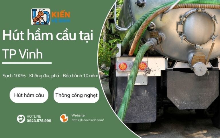Hút hầm cầu tại TP Vinh