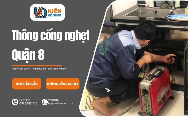 Dịch vụ thông cống nghẹt Quận 8 trọn gói, sạch 100%, bảo hành lên đến 5 năm 6 thong cong nghet quan 8 3