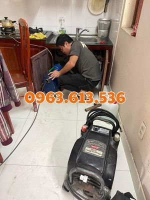 Chậu rửa bát căn hộ tập thể Kim Liên Đống Đa bị tắc