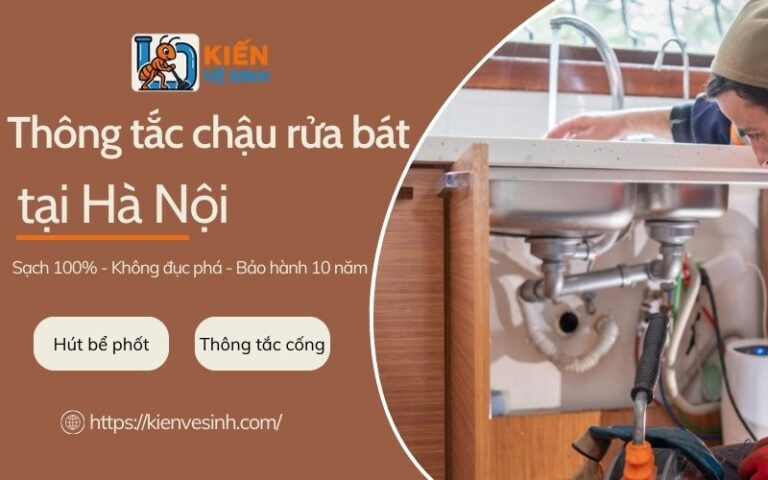 Thông tắc chậu rửa bát tại Hà Nội