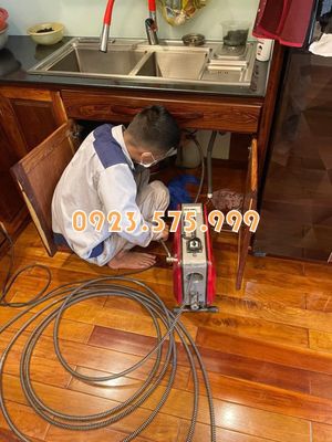 Thông tắc bồn rửa bát Thái Nguyên
