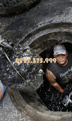 Nạo vét cống ngầm, giữ vệ sinh cho môi trường xung quanh