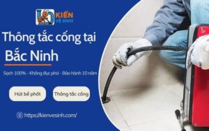 Dịch vụ thông tắc cống tại Bắc Ninh