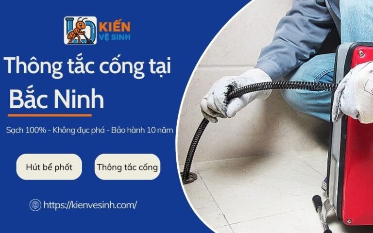 Dịch vụ thông tắc cống tại Bắc Ninh
