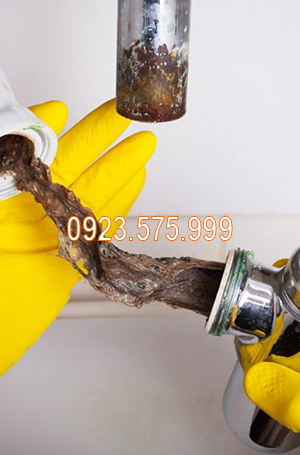 Thông tắc cống tại Hà Nội khoán triệt để, trọn gói giá rẻ 49.000đ/lần【SĐT: 0963.613.536】 52 Tóc rụng chất thải khó phân hủy là nguyên nhân chính gây tắc đường ống