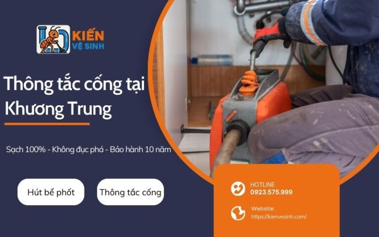 Thông tắc cống tại Khương Trung