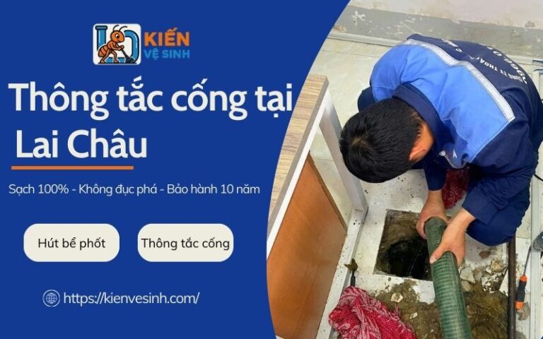 Thông tắc cống tại Lai Châu