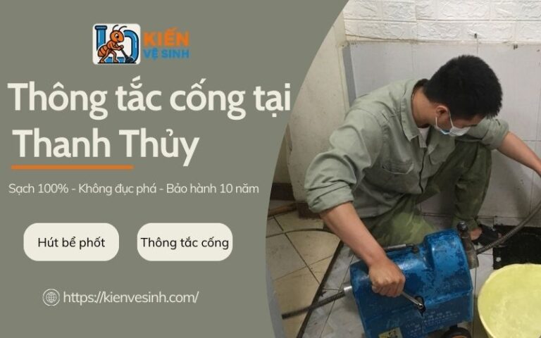 Thông tắc cống tại Thanh Thủy giá rẻ trọn gói 0963.613.536 5 Thông tắc cống tại Thanh Thủy