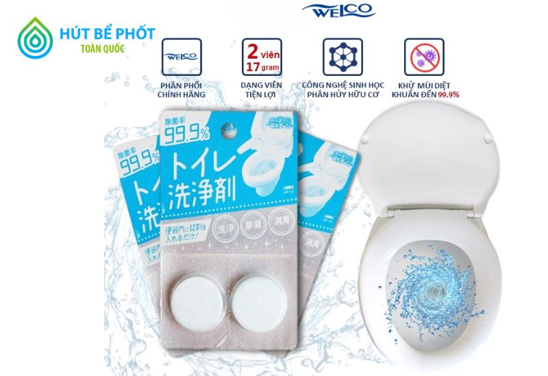 Top 3 loại viên thông bồn cầu Nhật Bản được dùng nhiều nhất hiện nay 3 Viên thông tắc bồn cầu Nhật Bản